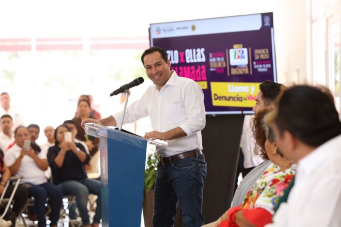 El Gobernador Mauricio Vila Dosal anuncia acciones firmes en favor de las mujeres yucatecas