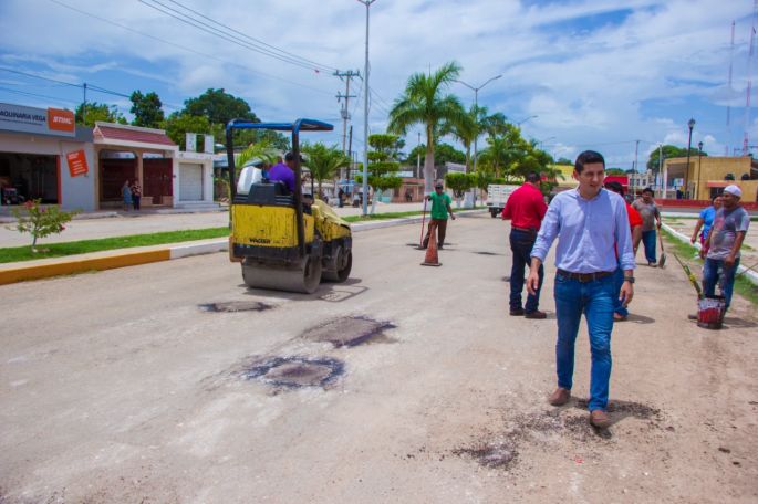 El Ayuntamiento de Tekax que preside Diego Ávila le da una nueva imagen a la ciudad