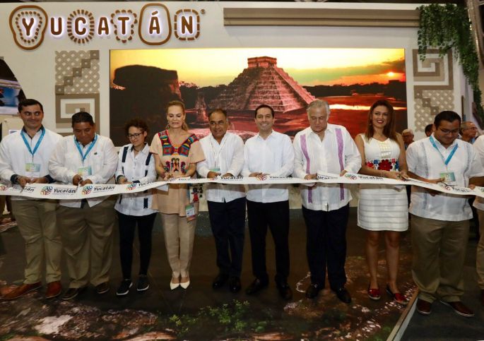 Inauguran el Pabellón de Yucatán en el Tianguis Turístico Acapulco 2019