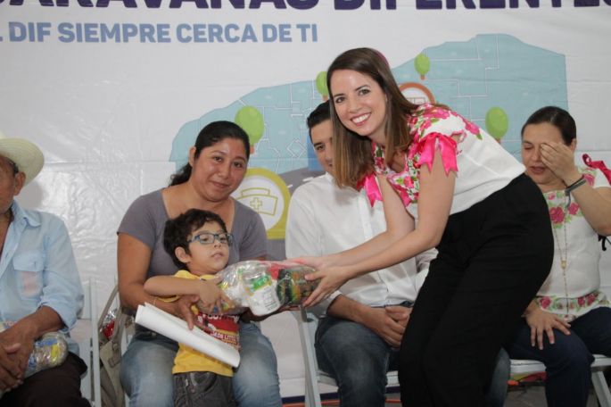 Gestiones del DIF Tekax para beneficio de las personas de escasos recursos y de los niños