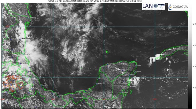 Para los próximos días se pronostican temperaturas muy calurosas, sin descartar chubascos vespertinos