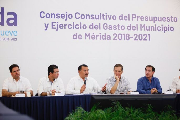 Se lleva a cabo la tercera Sesión Ordinaria del Consejo Consultivo del Presupuesto y Ejercicio del Gasto del Municipio de Mérida 2018-2021