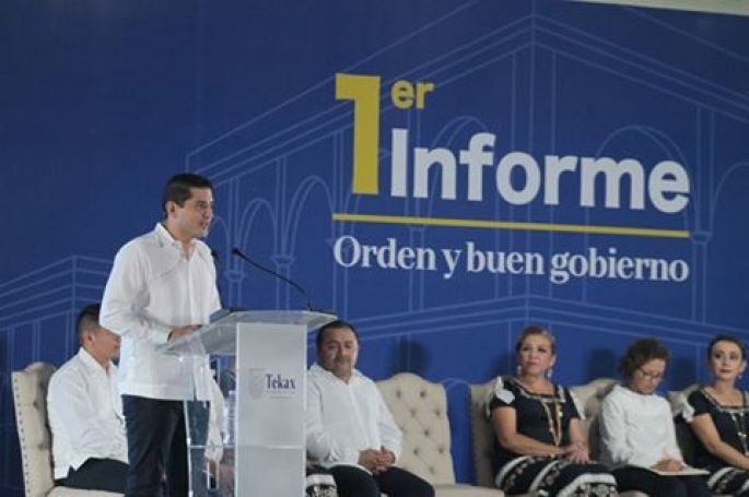 Destaca Diego Ávila, en su Primer Informe, el crecimiento y la modernización de Tekax