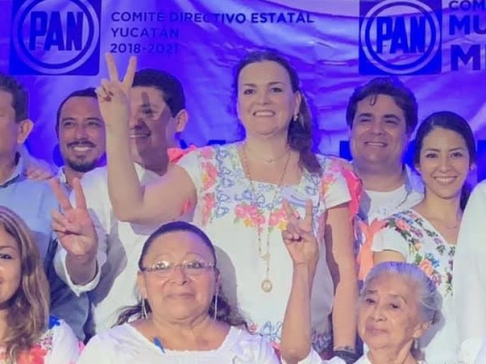 Sin convencer, Cecilia Patrón Laviada gana el PAN meridano; sus alianzas le dan el triunfo