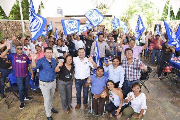 Propone Josué Camargo el programa “Comité en tu Comisaría” para panistas de Mérida 