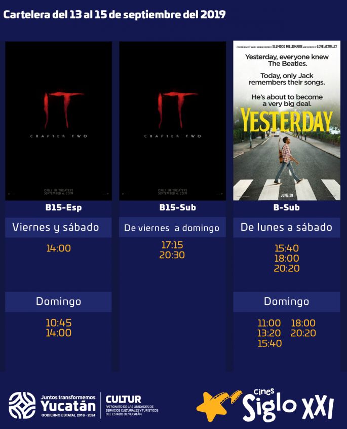 !Últimos días! Entradas a $15 y $20 por cierre temporal de los Cines Siglo XXI, el sábado 14 y domingo 15