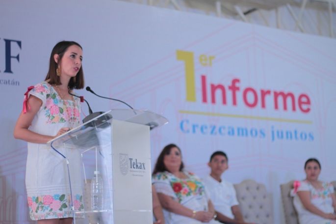 Destaca la presidenta del DIF Municipal en Tekax la intensa labor realizada