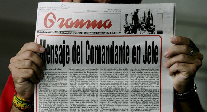 Google cierra canal de YouTube del diario Granma