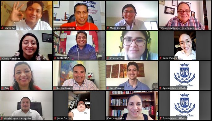 Sesiona virtualmente la Comisión Juvenil de Transparencia de Mérida 