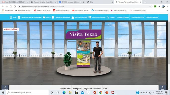 Tekax participa de manera virtual en el Tianguis Turístico México 2020