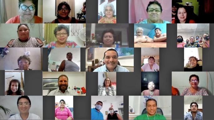 El alcalde Renán Barrera agradece a los Consejos de Participación Ciudadana su apoyo en la construcción de la Mérida de 10, aun en medio de la pandemi
