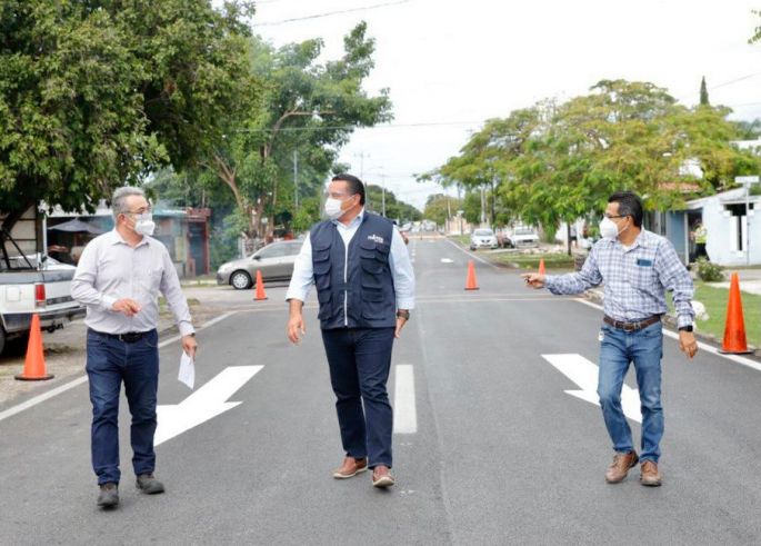 Concluyen las obras de repavimentación de la calle 59, que une al Centro con el oriente de la ciudad
