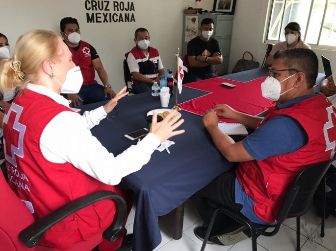 La Cruz Roja Mexicana Yucatán prepara fuerza de trabajo para el oriente del Estado