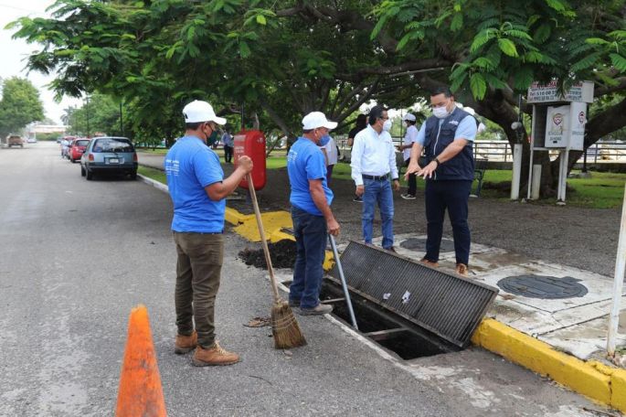 El Ayuntamiento de Mérida refuerza acciones para evitar inundaciones y afectaciones mayores por el paso de la tormenta tropical “Gamma”