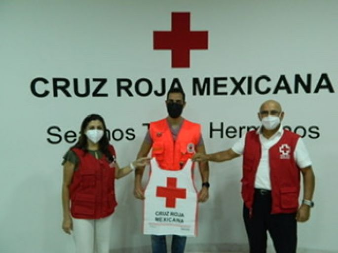 Estrecha lazos Cruz Roja Mexicana de Yucatán con la Cruz Roja Francesa de Pantin.  