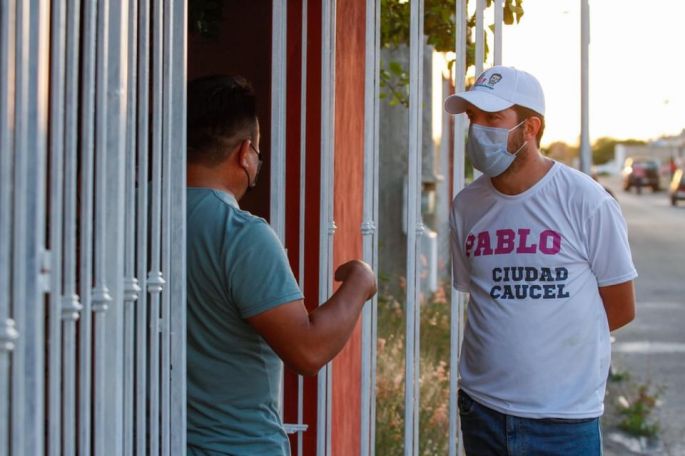 Pablo Gamboa, arranca una fría campaña en Mérida en su búsqueda de la Diputación Federal 