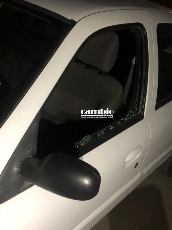 Vandalizan el vehículo del candidato de Nueva Alianza Yucatán en Tixméhuac 