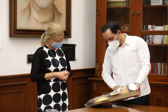 Embajadora de Finlandia en México resalta seguridad de Yucatán