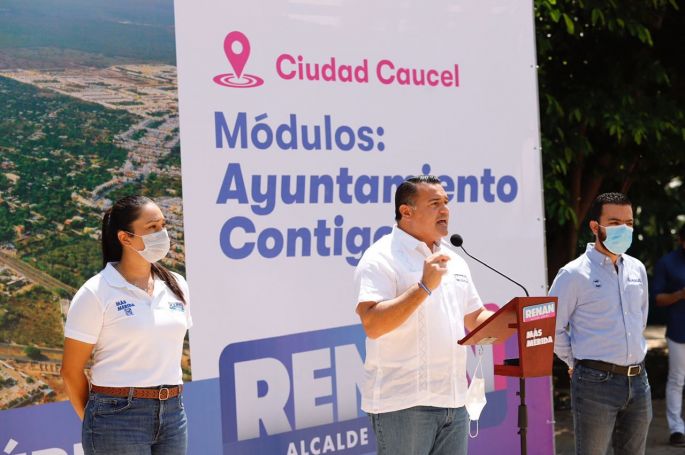 Renán Barrera, presenta su propuesta “Módulos Ayuntamiento Contigo”