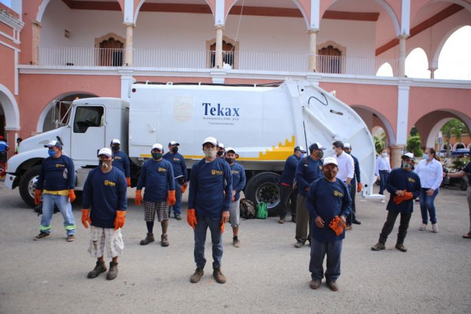 Tekax moderniza su servicio de recolección de basura