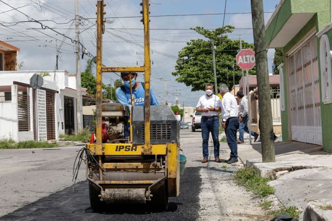 Especial énfasis del Ayuntamiento en los trabajos de bacheo en todo el municipio