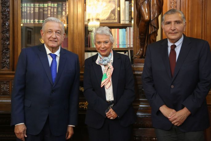 AMLO anuncia cambio en la titularidad de la Secretaría de Gobernación