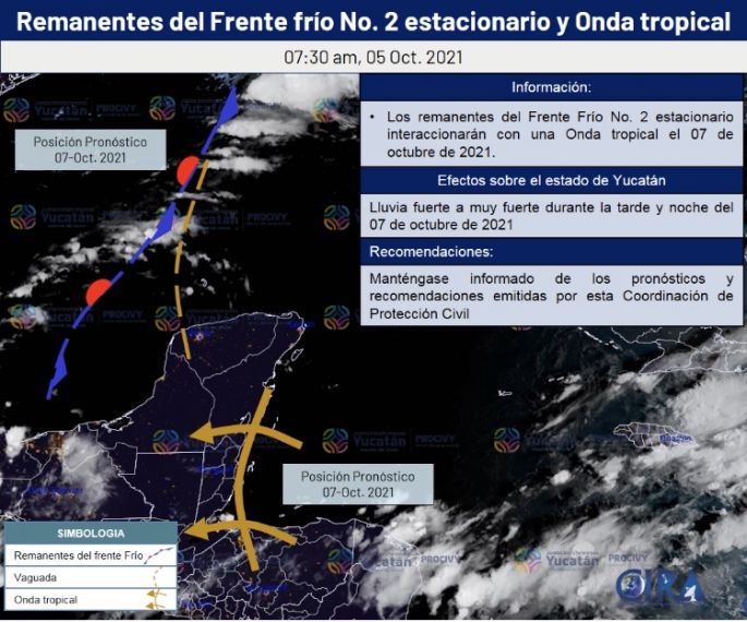 Advierten sobre probables lluvias muy fuertes para este jueves