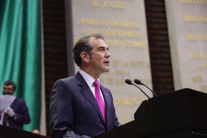 Comparece, ante el Pleno, Lorenzo Córdova, consejero presidente del Instituto Nacional Electoral