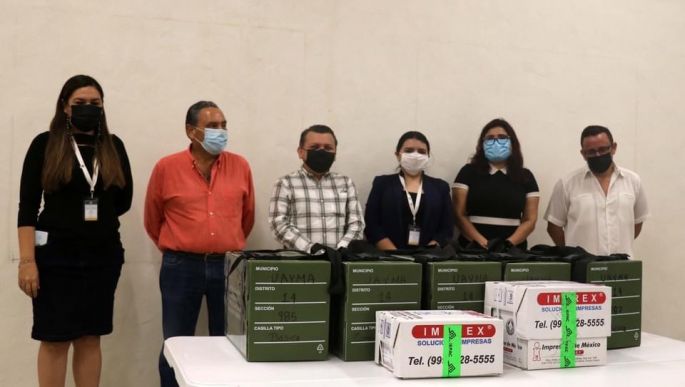 Listas las boletas para la elección extraordinaria de Uayma 