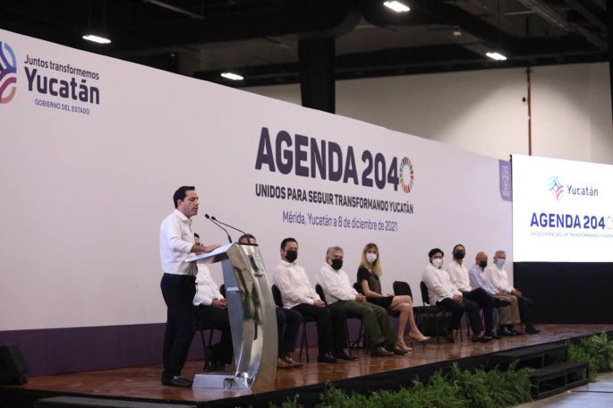 Presenta Vila la Agenda 2040, plan con visión de largo plazo para seguir la transformación de Yucatán