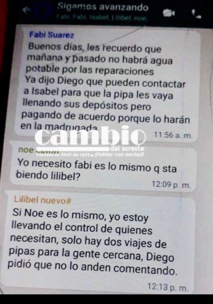 En Tekax, el agua potable solo para los amigos, mientras la mayoría del pueblo, sin este servicio  