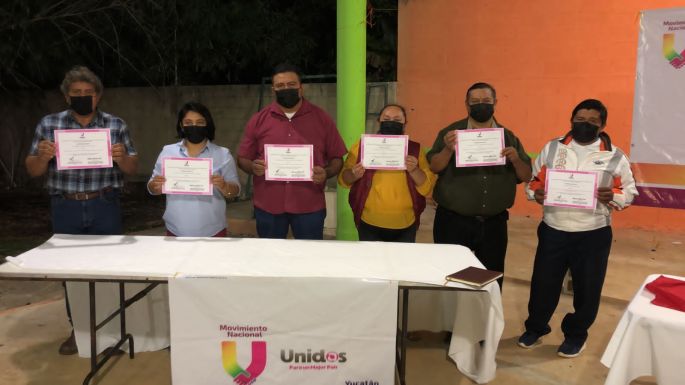 La Agrupación UNID@S Yucatán instala comités municipales en Kanasin y Muna; promueven la revocación de mandato 