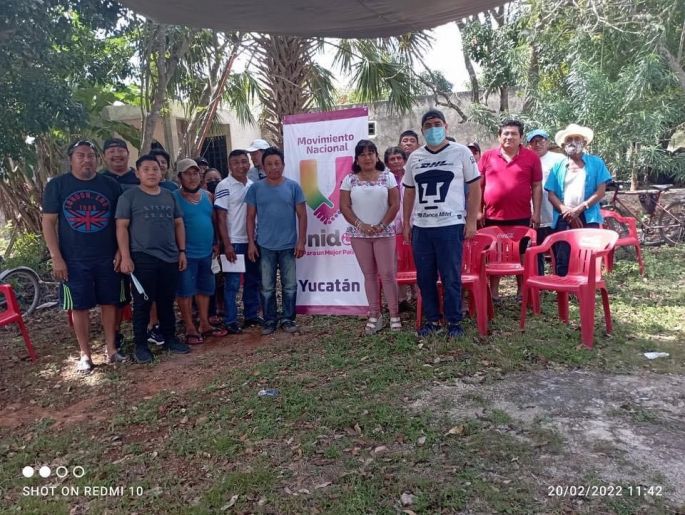 Instalan Comités de Unid@s en Oxkutzcab y Hocabá. Avanzan con estructura en Mérida 