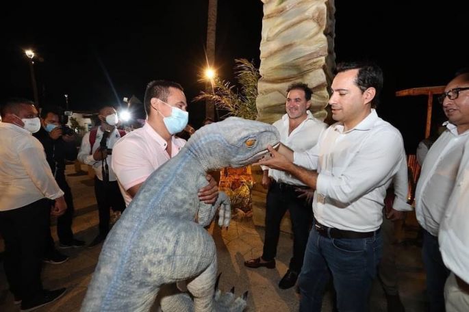 Inaugura el Gobernador Mauricio Vila Dosal el Sendero Jurásico, nuevo atractivo que atraerá más visitantes y genera nuevas fuentes de empleo