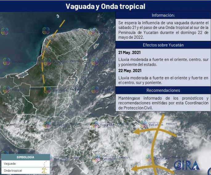 Llega a Yucatán la primera onda tropical de la temporada