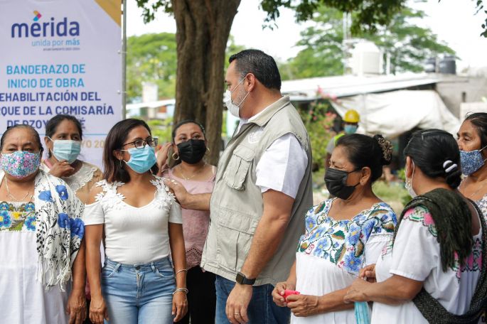 El Alcalde Renán Barrera celebra la solidaridad de las y los meridanos en el segundo aniversario de la red Mérida nos une