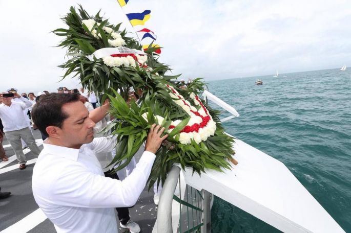 En el Día de la Marina, el Gobernador Mauricio Vila Dosal reconoce labor de hombres y mujeres que salvaguardan los mares y costas de México