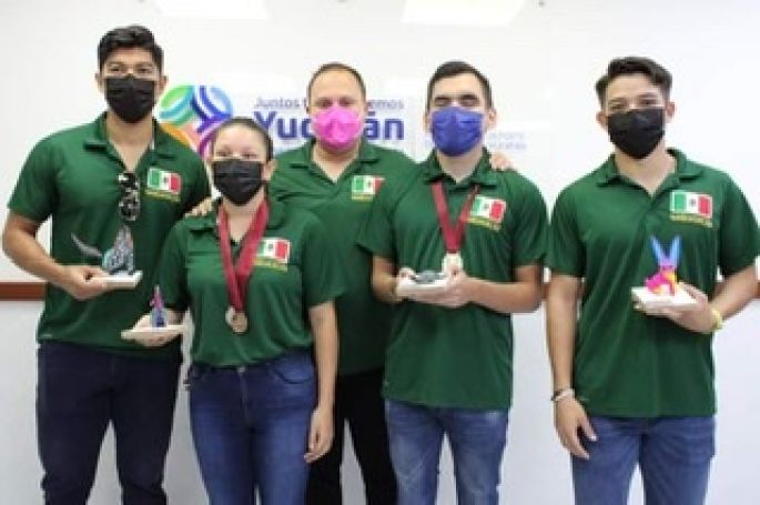 Yucatecos obtienen medallas en Grand Prix de Para atletismo en Nuevo León 