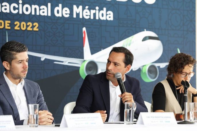 Yucatán se consolida como destino turístico al lograr el establecimiento de una nueva base operativa de Viva Aerobus