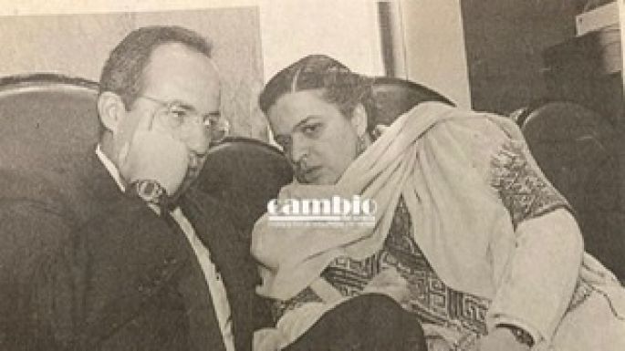 Foto del recuerdo: Beatriz Paredes y Felipe Calderón 