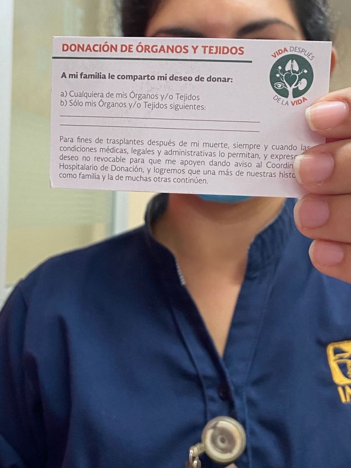 En la Semana Nacional de la Donación de Órganos y Tejidos, IMSS Yucatán resalta la importancia de salvar vidas