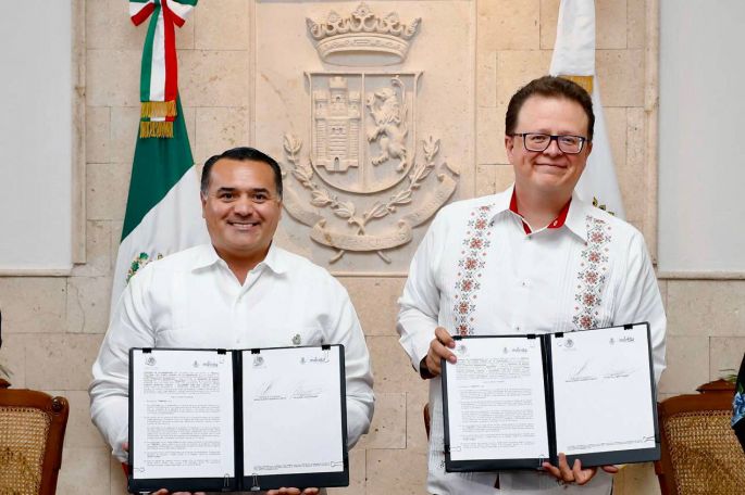 El Alcalde Renán Barrera fortalece la vida democrática en el Municipio; signan convenio de colaboración en materia de justicia electoral