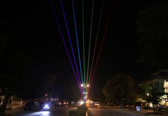 Miles de personas han disfrutado de las grandes obras que se presentan en el Festival Internacional de las Luces (Filux) 2022 en Mérida