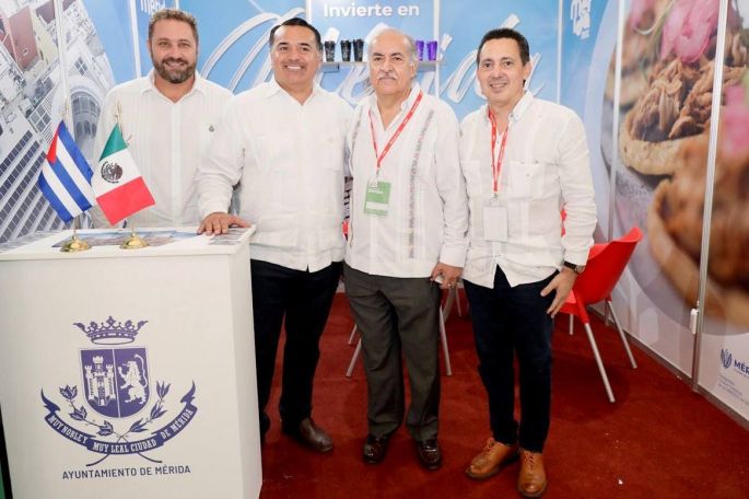 El Alcalde Renán Barrera promueve el intercambio económico entre Mérida y Cuba