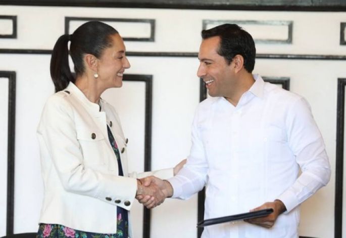 “Es admirable el trabajo en seguridad que se ha hecho en Yucatán”, aseguró Claudia Sheinbaum sobre el trabajo del Gobernador Mauricio Vila