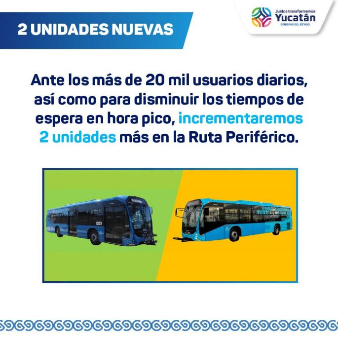Con la ampliación de las Rutas Periférico y Nocturnas, el Gobernador Mauricio Vila continúa acercando un transporte público eficiente y de calidad 