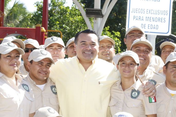 Renán Barrera reforzará la seguridad en los parques de la ciudad