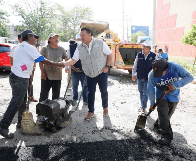 Renán Barrera continúa con el mejoramiento de la movilidad urbana y conectividad en el Municipio