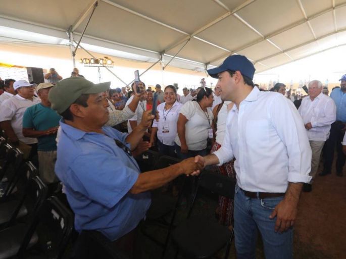 Encabeza el Gobernador Mauricio Vila Dosal el inicio del programa Fertilizantes para el Bienestar en el estado
