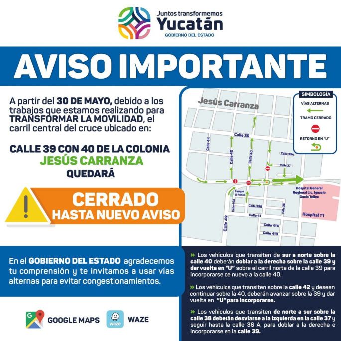 Sigue avanzando la transformación de la movilidad en Yucatán